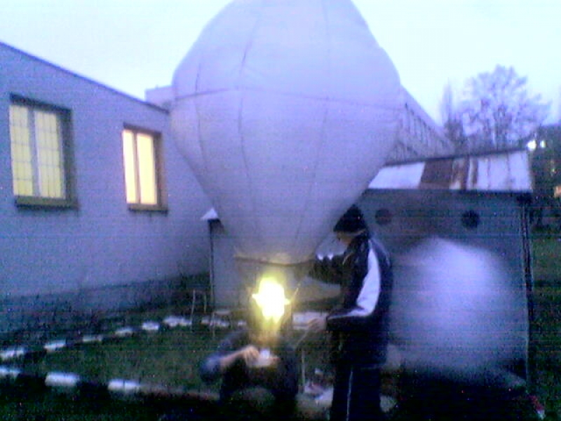 Horkovzdušný balón - pravý