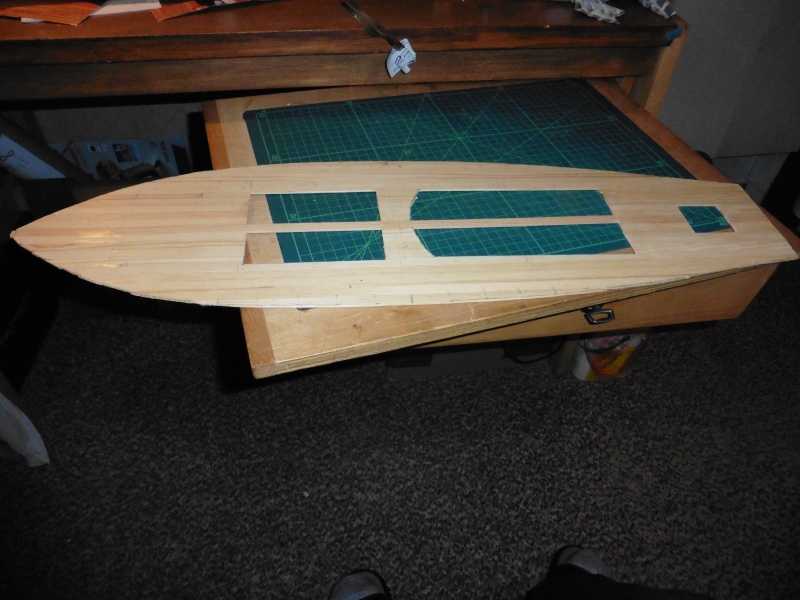 FALKE model rybářského člunu