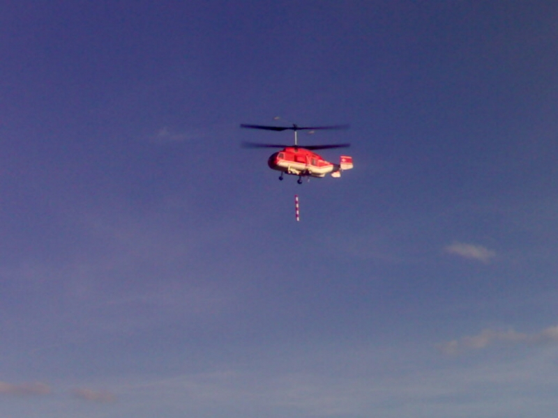 přestavba Easycoptera na Kamov