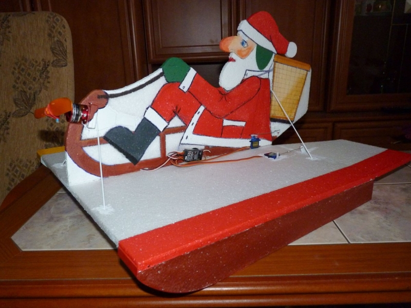létající Santa
