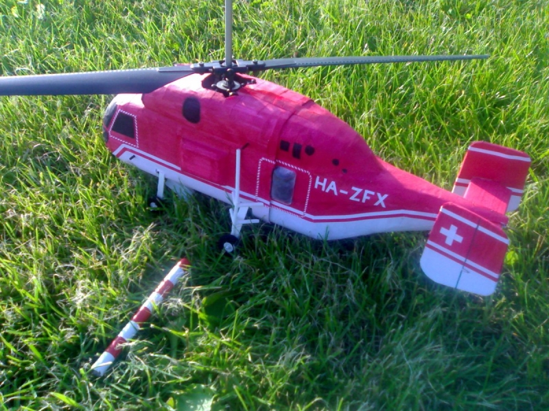 přestavba Easycoptera na Kamov