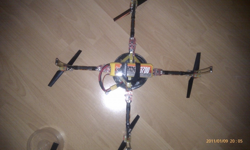 QuadroCopter - X konfiguracia