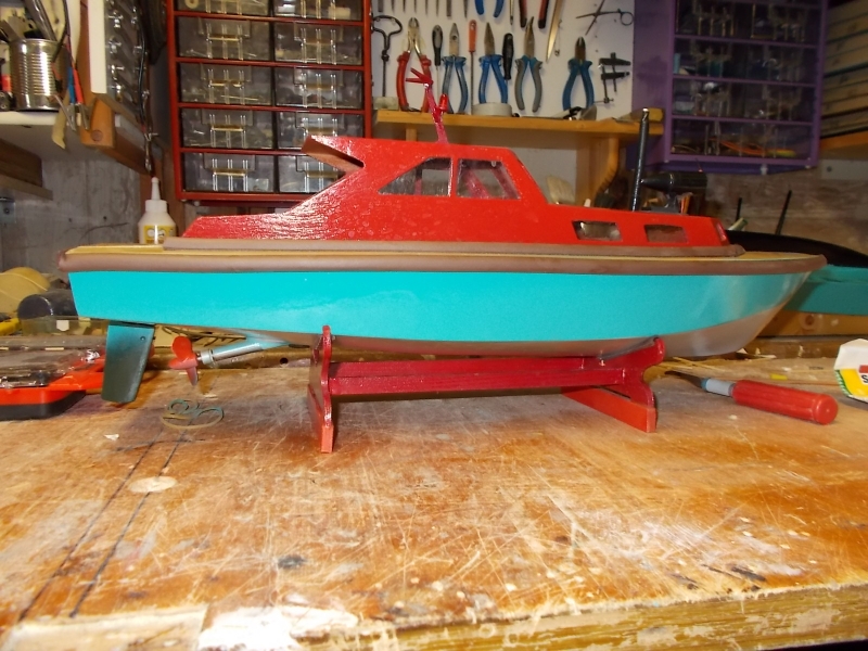 Motorová jachta Edita.