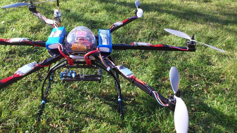 Hexacopter fpv