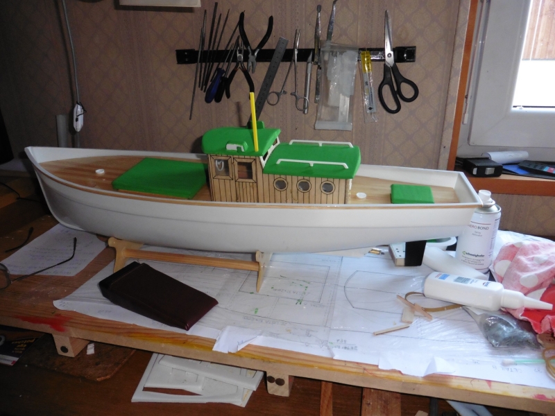 FALKE model rybářského člunu