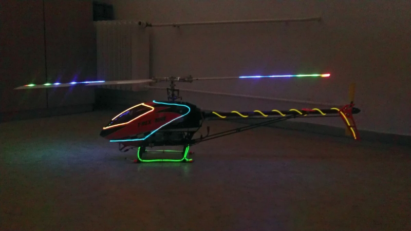 Čiko7 T-Rex 700 Night Flight