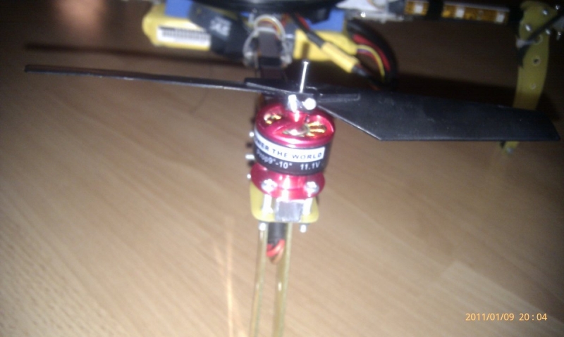 QuadroCopter - X konfiguracia