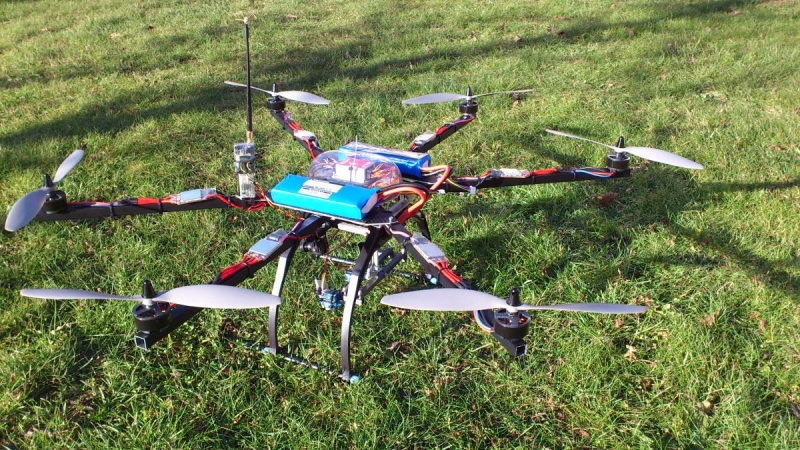 Hexacopter fpv