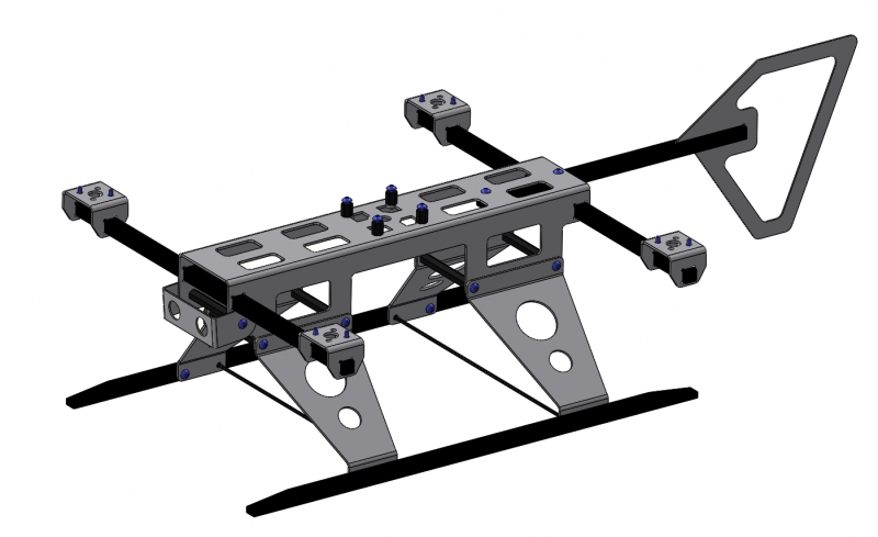 Alu Quadcopter "250"