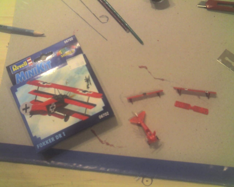 Fokker Dr1 v žárovce