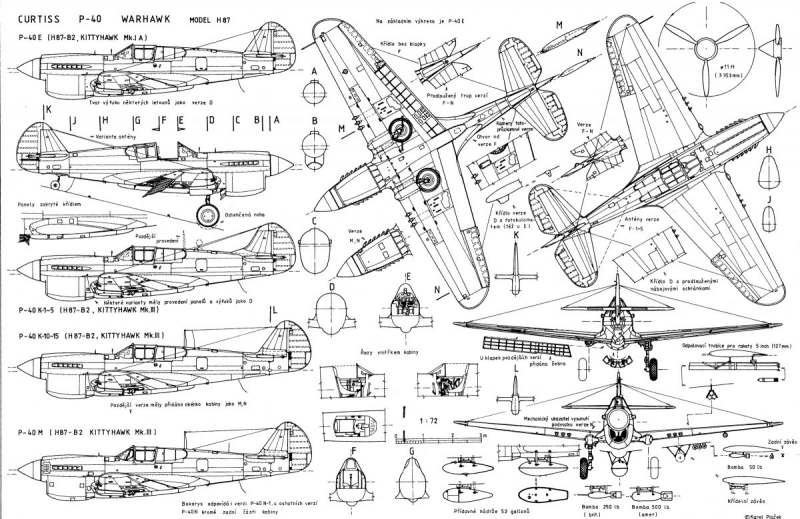Curtis P - 40 Kittyhawk