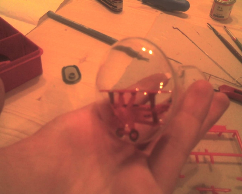 Fokker Dr1 v žárovce