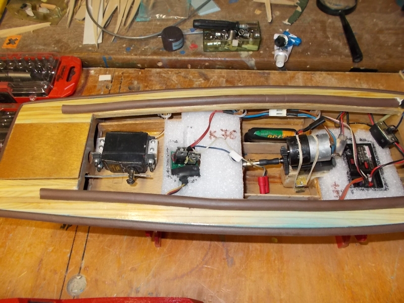 Motorová jachta Edita.