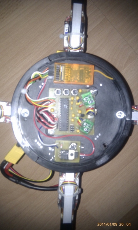 QuadroCopter - X konfiguracia