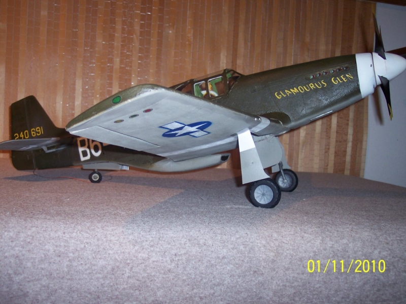 Mustang P51b podvozek