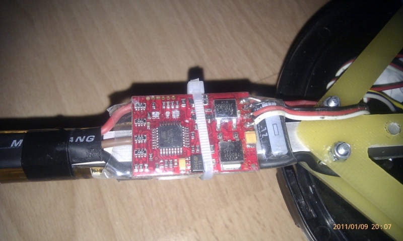 QuadroCopter - X konfiguracia