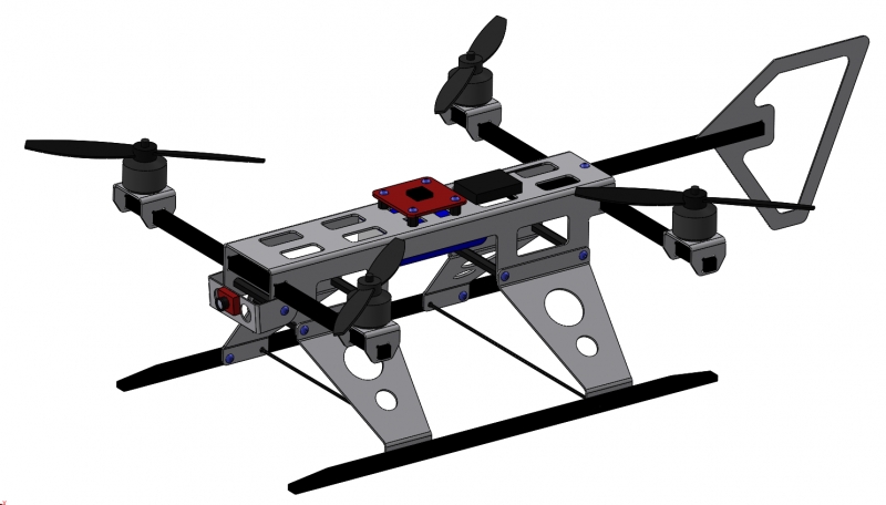 Alu Quadcopter "250"