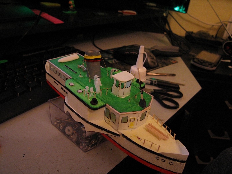 mikro kolesový parník VLTAVA 