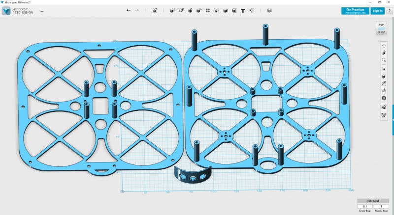 Mikro Indoor FPV Quad 128mm