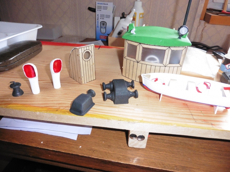 FALKE model rybářského člunu