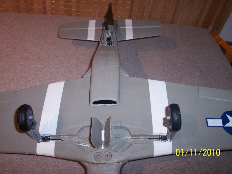 Mustang P51b podvozek