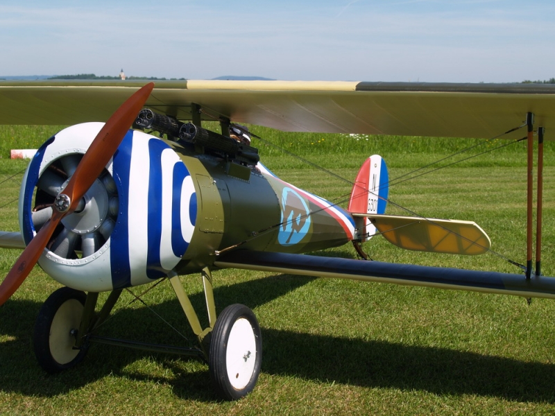 Nieuport N28 v měřítku 1:2,75