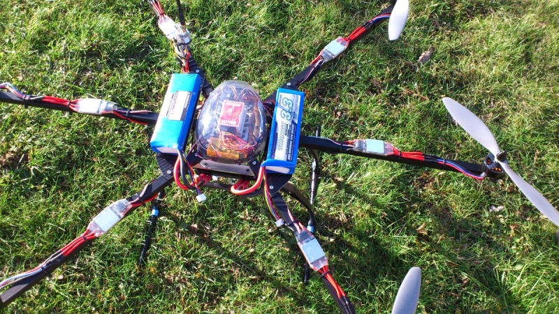 Hexacopter fpv