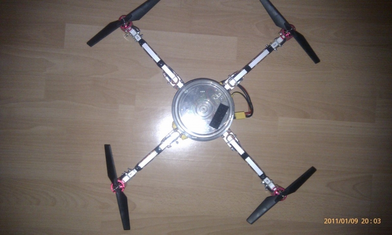 QuadroCopter - X konfiguracia