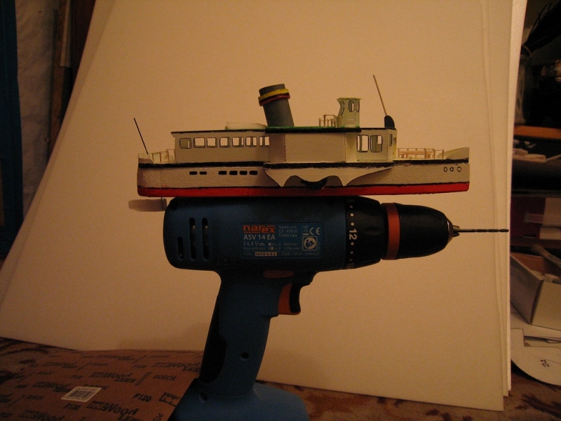 mikro kolesový parník VLTAVA 